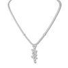 Thumbnail Image 0 of Diamond Necklace 2-1/8 ct tw Round 14K White Gold