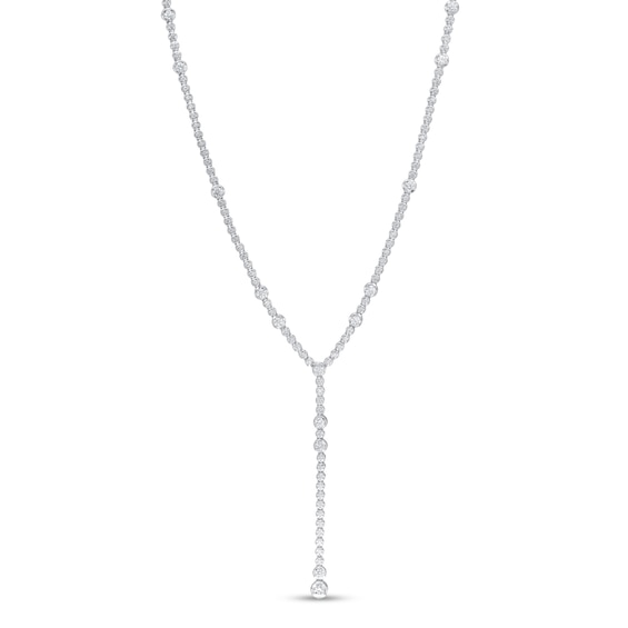 Diamond Lariat Necklace 2 1/8 ct tw 14K White Gold | Jared