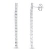 Thumbnail Image 2 of Diamond Earrings 7/8 ct tw Round-cut 14K White Gold