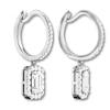 Diamond Dangle Earrings 1-1/2 ct tw 14K White Gold