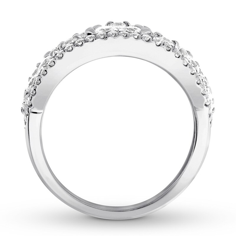 Diamond Anniversary Band 2 ct tw Round 14K White Gold