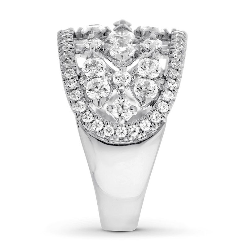 Diamond Anniversary Band 2 ct tw Round 14K White Gold