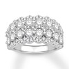 Thumbnail Image 0 of Diamond Anniversary Ring 3 ct tw Princess/Round 14K White Gold