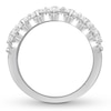 Thumbnail Image 1 of Diamond Anniversary Ring 3 ct tw Princess/Round 14K White Gold