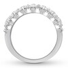 Thumbnail Image 1 of Diamond Anniversary Ring 3 ct tw Princess/Round 14K White Gold
