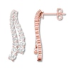 Thumbnail Image 0 of Diamond Earrings 2 carat tw Round 14K Rose Gold