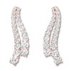 Diamond Earrings 2 carat tw Round 14K Rose Gold