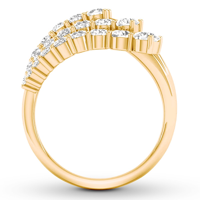 Diamond Ring 1-1/4 carat tw Round 14K Yellow Gold