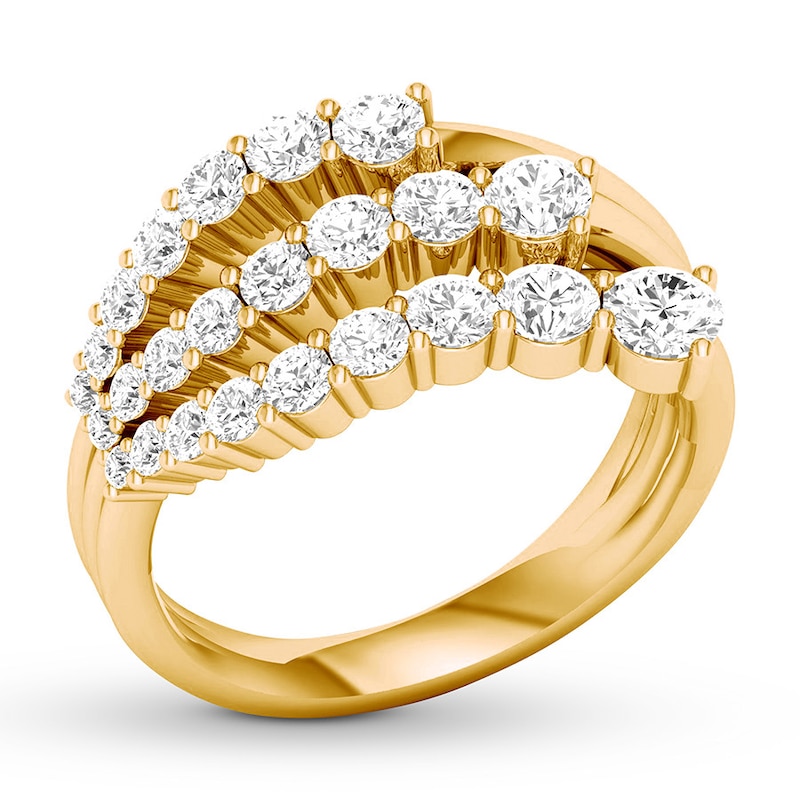 Diamond Ring 1-1/4 carat tw Round 14K Yellow Gold