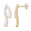 Thumbnail Image 0 of Diamond Earrings 1-1/4 ct tw Round 14K Yellow Gold