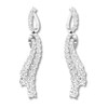 Thumbnail Image 1 of Diamond Drop Earrings 1-1/2 carat tw Round 14K White Gold