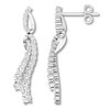 Thumbnail Image 2 of Diamond Drop Earrings 1-1/2 carat tw Round 14K White Gold