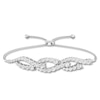 Thumbnail Image 1 of Diamond Bolo Bracelet 2 carat tw Round 14K White Gold