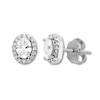 Thumbnail Image 0 of Oval Diamond Earrings 5/8 ct tw 14K White Gold
