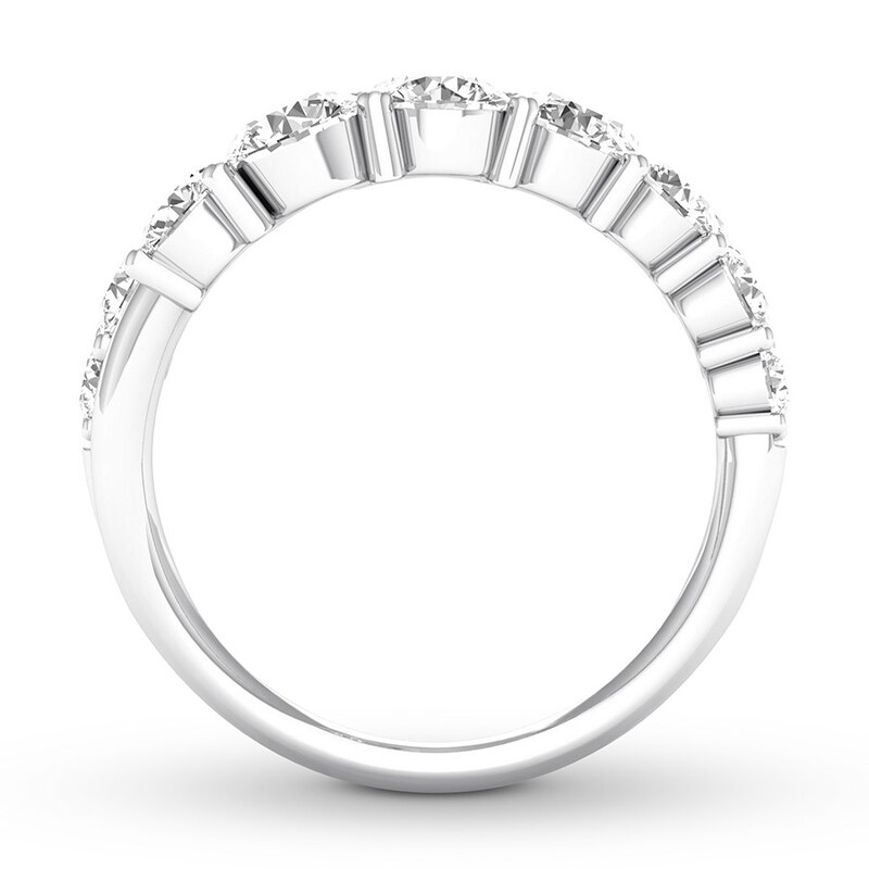 Diamond Ring 2-1/2 carats tw Round 14K White Gold