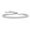 Thumbnail Image 1 of Diamond Bolo Bracelet 1 ct tw Round 10K White Gold