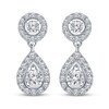 Diamond Earrings 1 ct tw Round 14K White Gold
