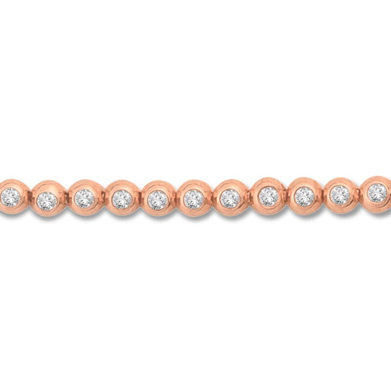 Main Image 2 of Diamond Bracelet 3/4 ct tw Round-cut 14K Rose Gold