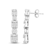 Thumbnail Image 0 of Diamond Drop Earrings 1 1/4 ct tw 14K White Gold