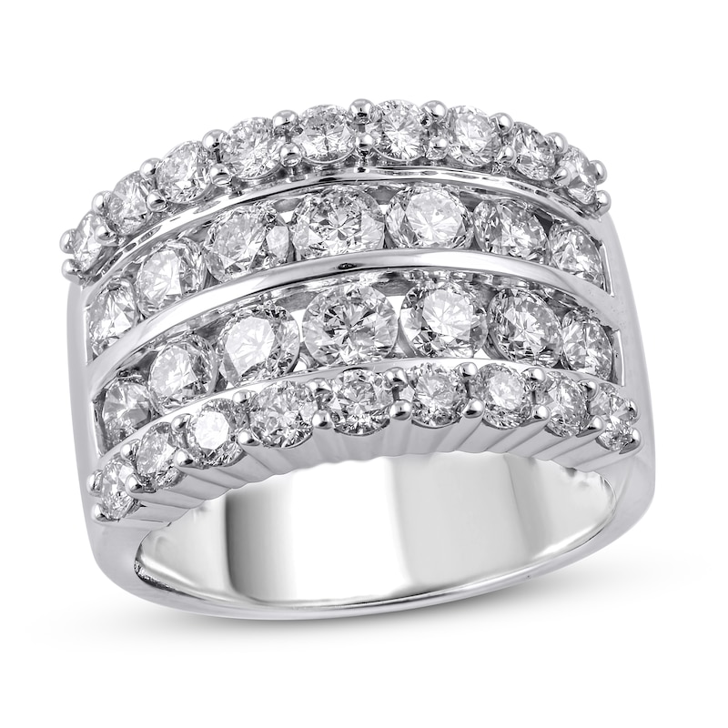Main Image 1 of Diamond Anniversary Band 3 ct tw Round-cut 14K White Gold