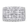 Thumbnail Image 3 of Diamond Anniversary Band 3 ct tw Round-cut 14K White Gold