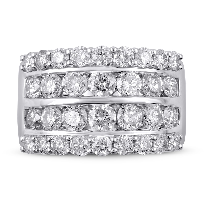 Main Image 3 of Diamond Anniversary Band 3 ct tw Round-cut 14K White Gold