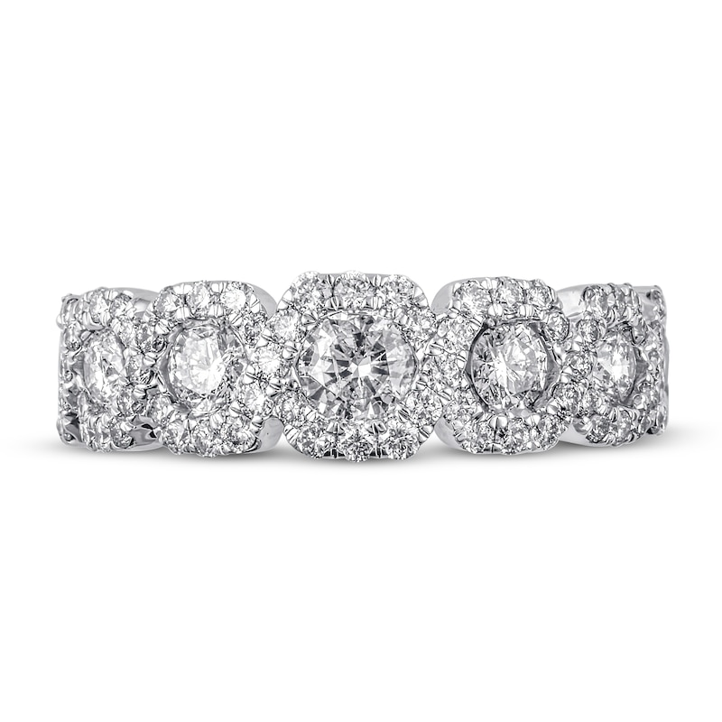 Diamond Anniversary Band 1-1/2 ct tw Round-cut 14K White Gold | Jared