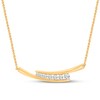 Thumbnail Image 1 of Diamond Necklace 1 ct tw Round 14K Yellow Gold
