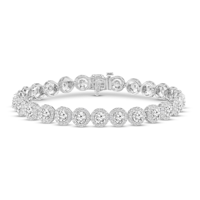 Main Image 1 of Diamond Bracelet 10 ct tw Round 10K White Gold