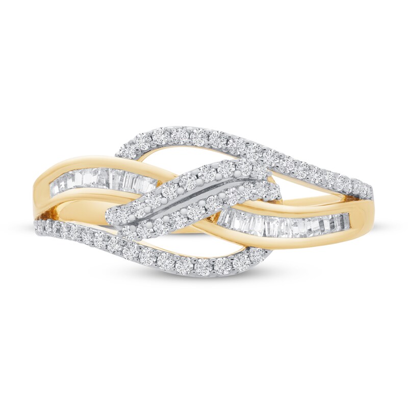 Diamond Ring 1 ct tw Round 10K Yellow Gold