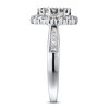 Thumbnail Image 1 of Diamond Ring 1 ct tw Baguette/Round 14K White Gold