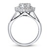 Thumbnail Image 2 of Diamond Ring 1 ct tw Baguette/Round 14K White Gold