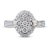 Thumbnail Image 3 of Diamond Ring 1 ct tw Baguette/Round 14K White Gold