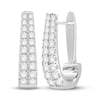 Thumbnail Image 0 of Diamond Earrings 1 ct tw Round 14K White Gold