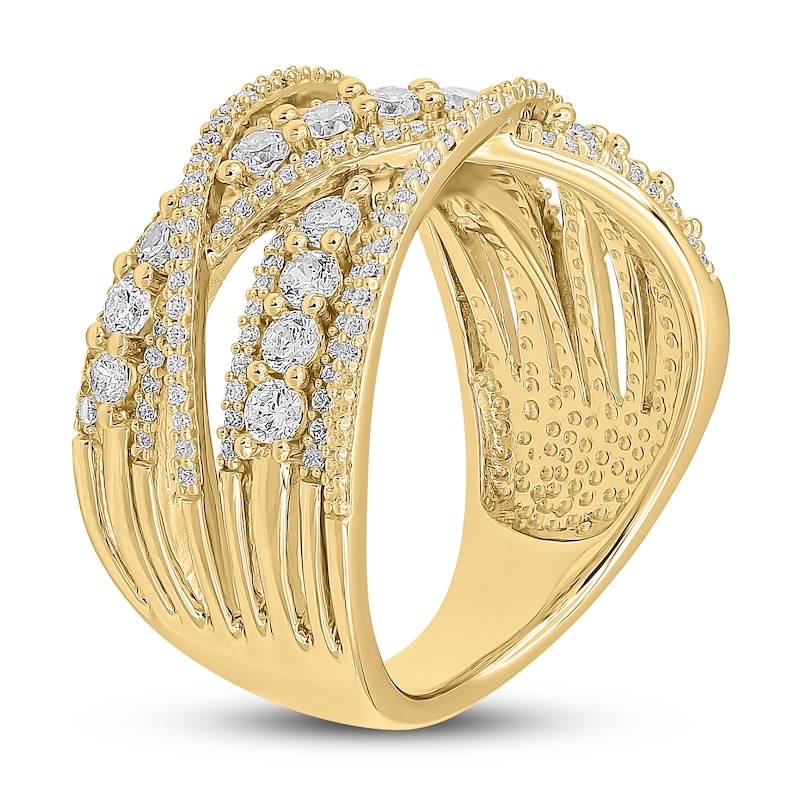 Diamond Ring 1-1/2 ct tw Round 14K Yellow Gold