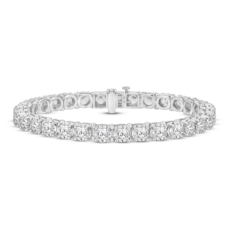 Main Image 1 of Diamond Tennis Bracelet 15 ct tw Round 14K White Gold