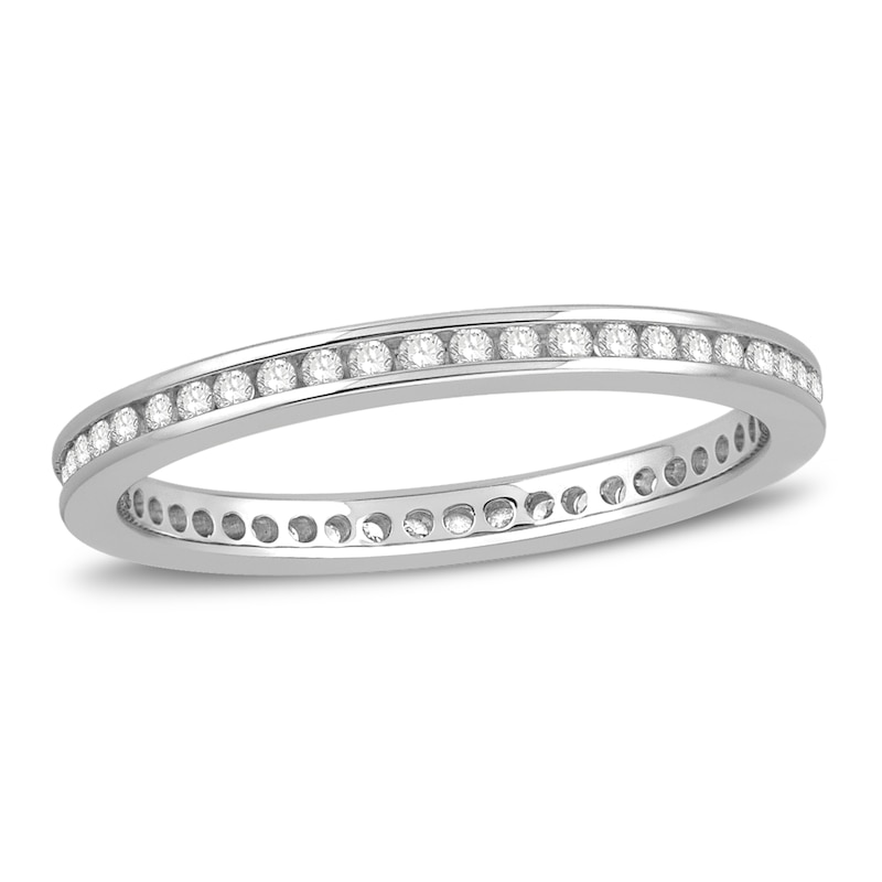 Main Image 1 of Diamond Eternity Band 1/4 ct tw Round 14K White Gold