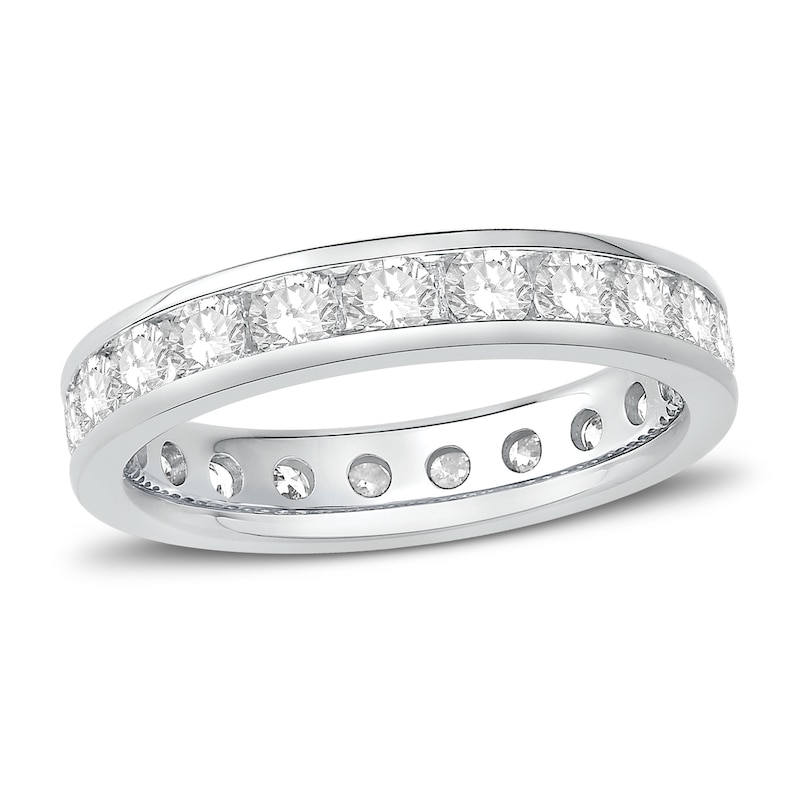Main Image 1 of Diamond Eternity Band 2 ct tw Round 14K White Gold