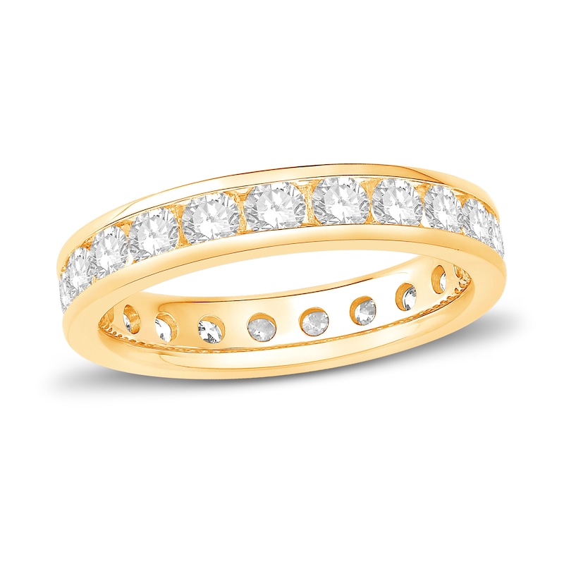 Main Image 1 of Diamond Eternity Band 2 ct tw Round 14K Yellow Gold