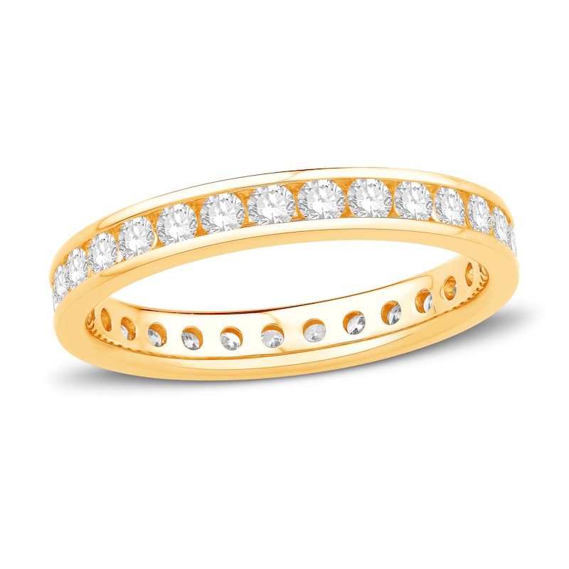 Main Image 1 of Diamond Eternity Band 1 ct tw Round 14K Yellow Gold