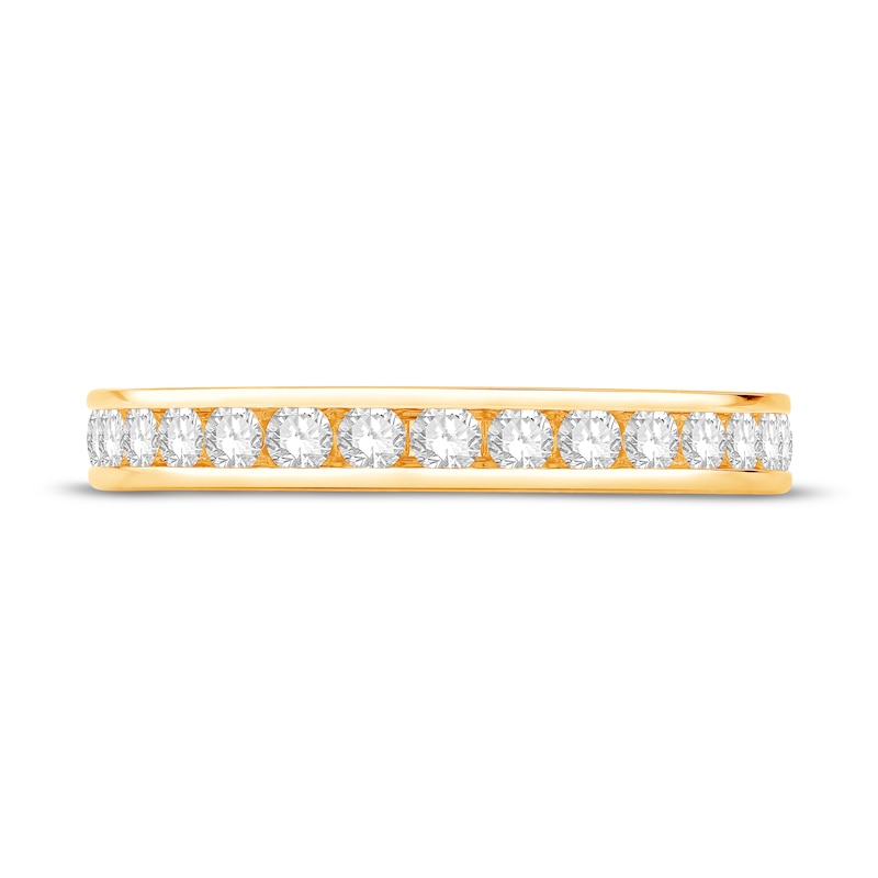 Main Image 2 of Diamond Eternity Band 1 ct tw Round 14K Yellow Gold