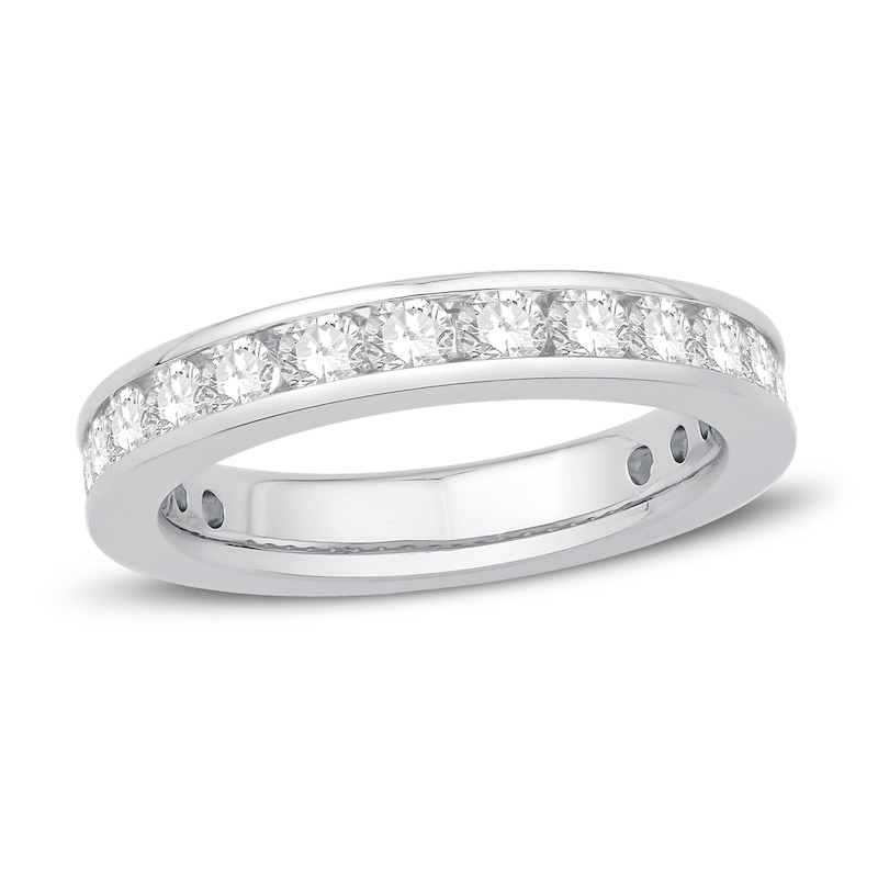 Main Image 1 of Diamond Eternity Band 1-1/2 ct tw Round 14K White Gold