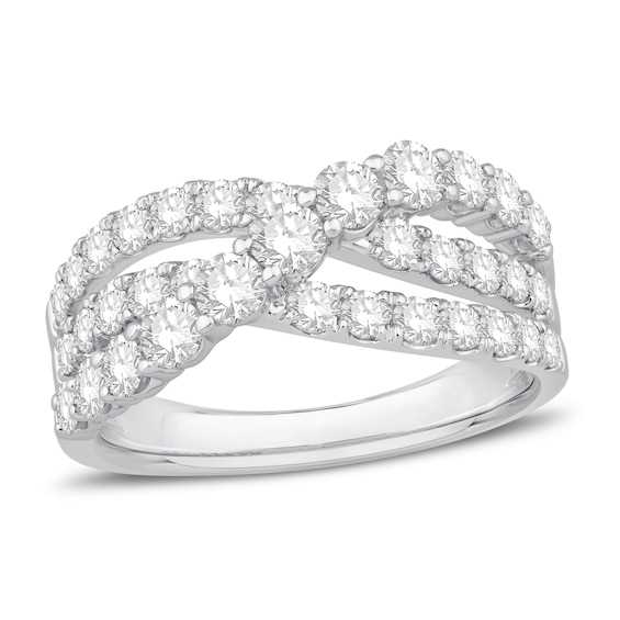 Jared Signature Diamond Ring 1-1/2 ct tw Round 14K White Gold