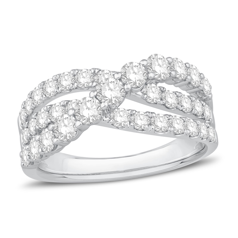 Main Image 1 of Diamond Ring 1-1/2 ct tw Round 14K White Gold