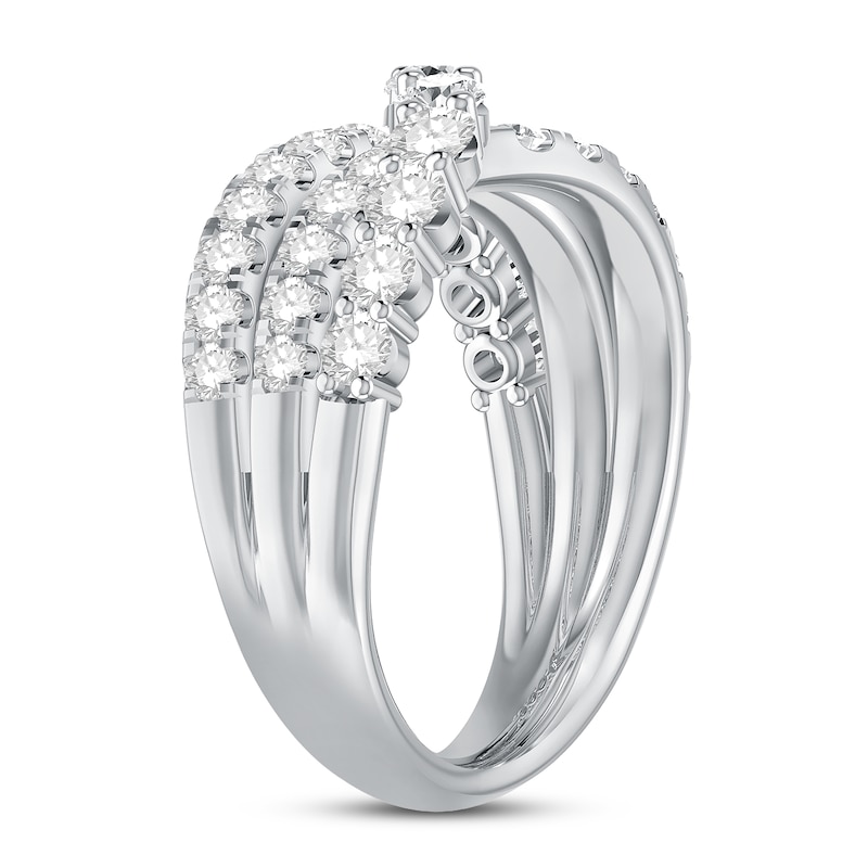 Main Image 2 of Diamond Ring 1-1/2 ct tw Round 14K White Gold