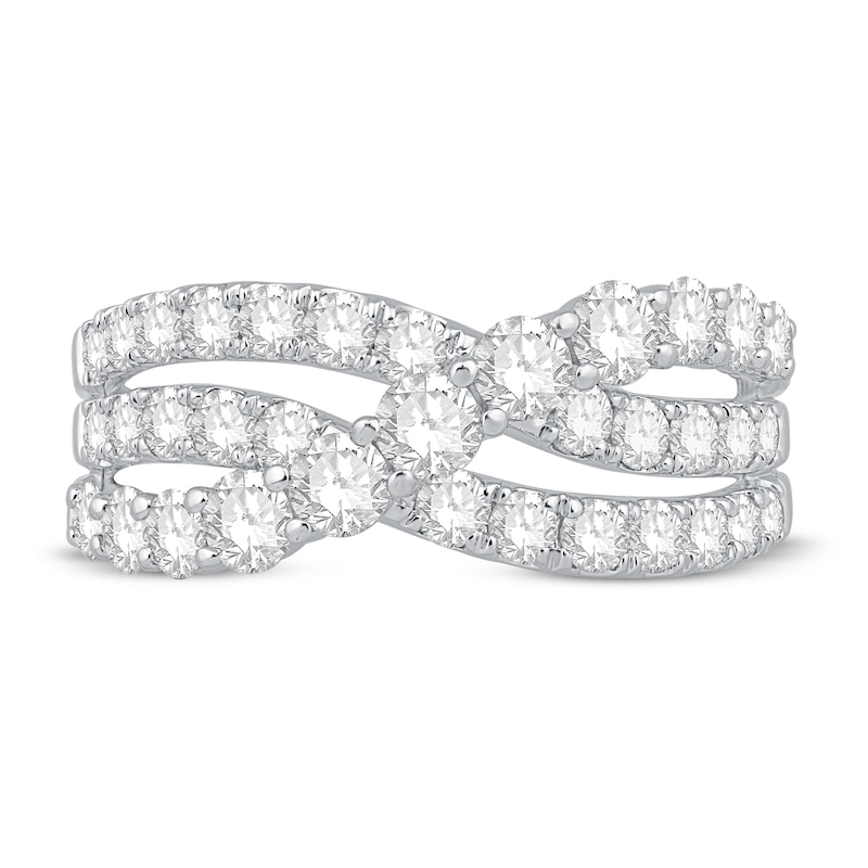Main Image 3 of Diamond Ring 1-1/2 ct tw Round 14K White Gold