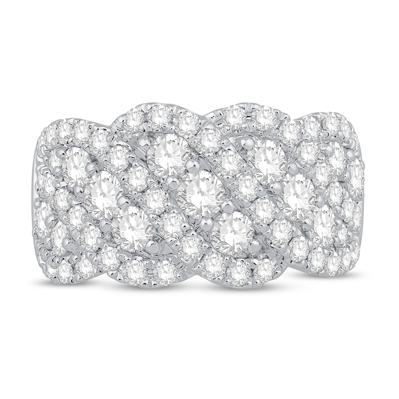 Main Image 3 of Diamond Ring 2 ct tw Round 14K White Gold