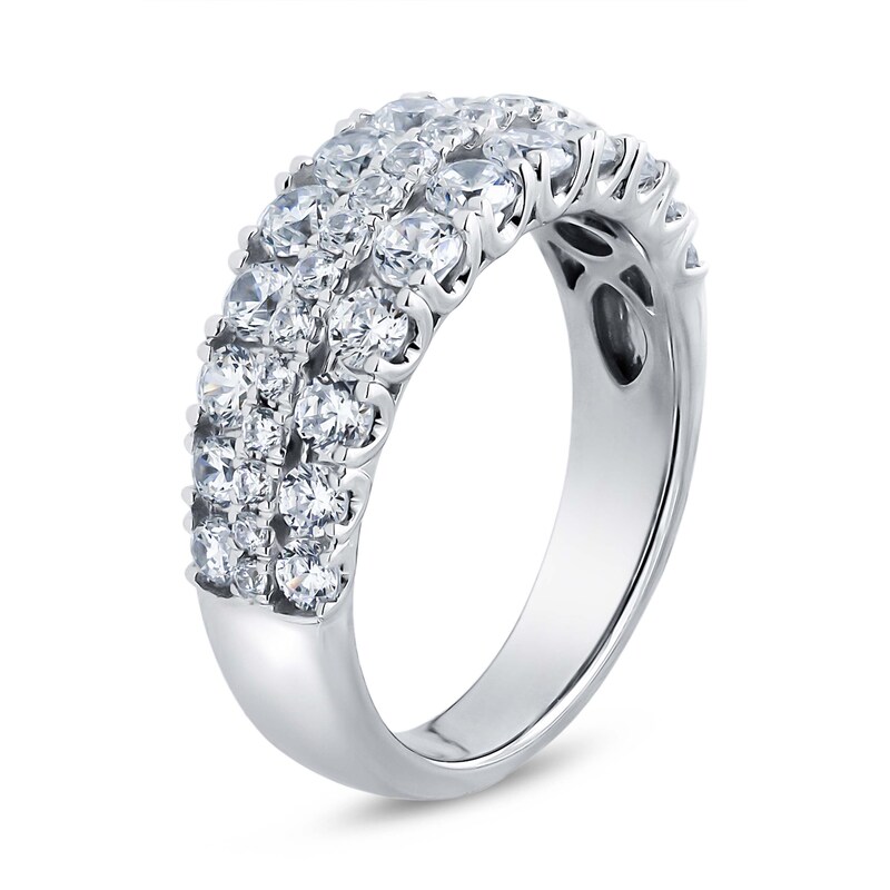 Diamond Anniversary Band 1-3/4 ct tw Round 14K White Gold