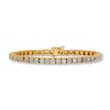 Thumbnail Image 1 of Diamond Tennis Bracelet 3 ct tw Round 14K Yellow Gold