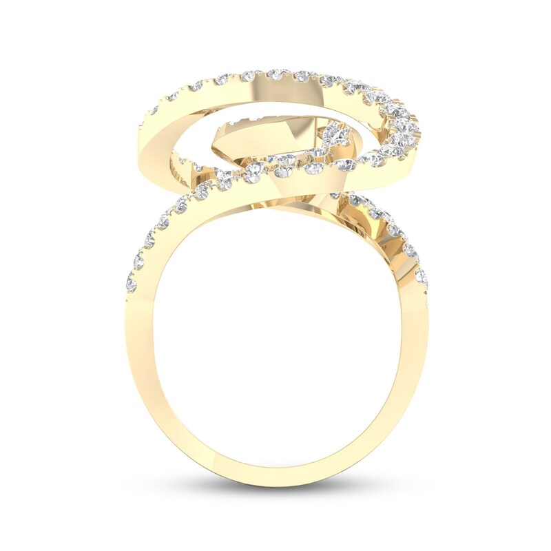 Main Image 4 of Diamond Ring 2 ct tw Round 10K Yellow Gold